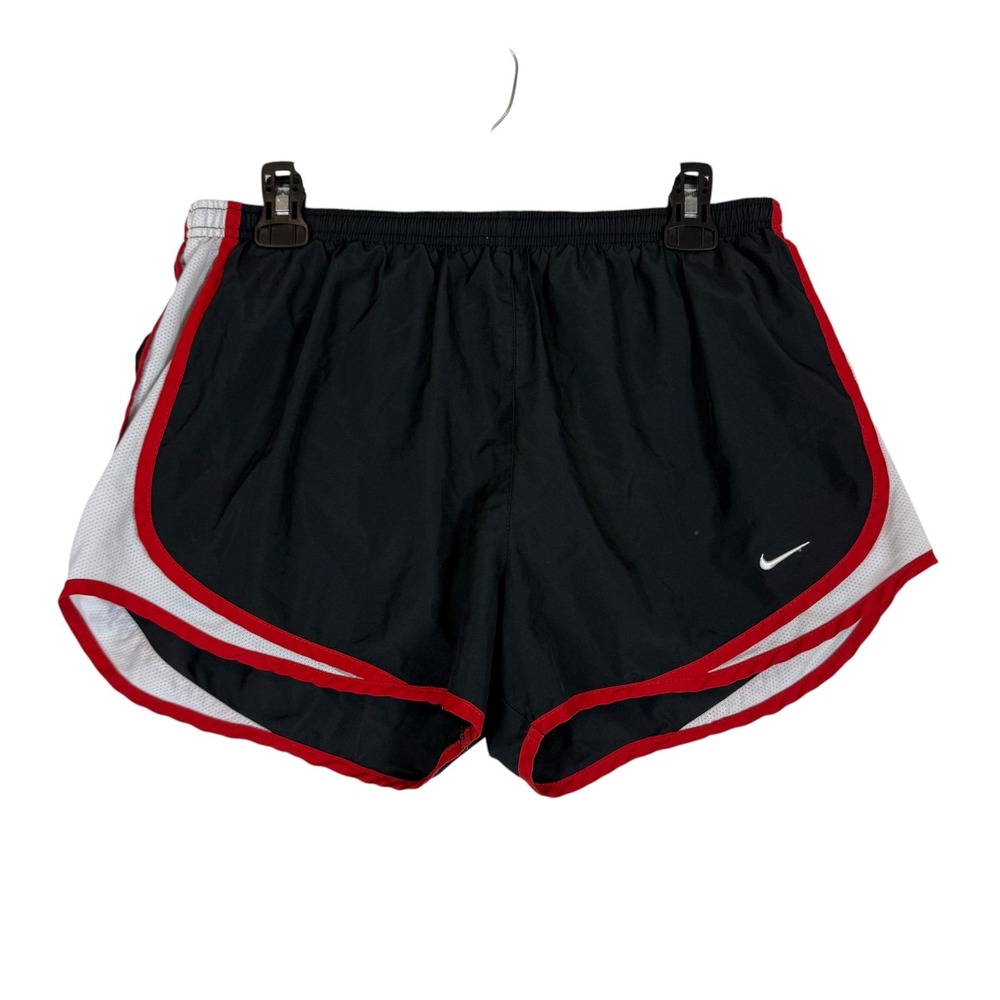 Nike Shorts Womens L Black Dri-FIT 3 Inseam Running Lined Mesh Athletic